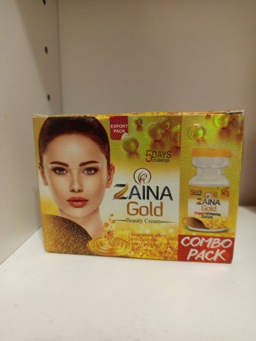 Zaina Gold crème miracle de beauté extra éclaircissante anti tâches traitante, raffermissante 