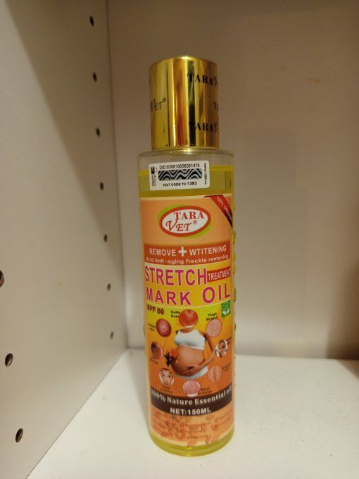Tara Veet huile essentielle anti vergetures 100%aux essences Naturelle 