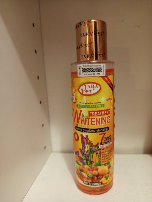 Tara Veet huile super éclaircissante traitante raffermissante 
