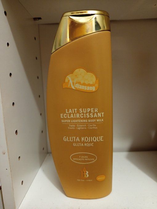 Ndjansang lait super éclaircissant au glutathion & kojic 