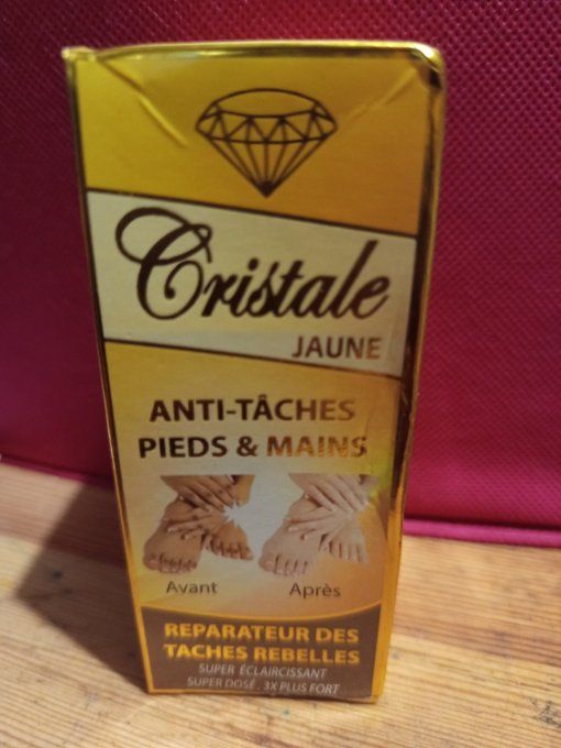 Cristale jaune concentré réparateur des tâches Rebelles pour pieds et mains ✋