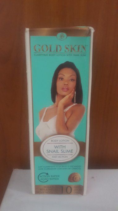 Lait de beauté eclaircissant GOLD SKIN anti tâche a la bave d escargot