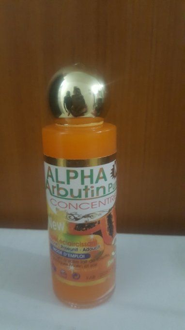 Alpha ARBUTIN papaya  concentré super eclaircissant anti tâche