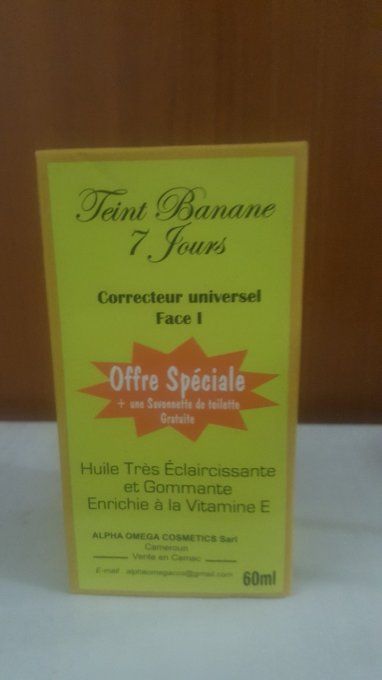 TEINT BANANE 7 JOUR concentré super eclaircissante anti tâche