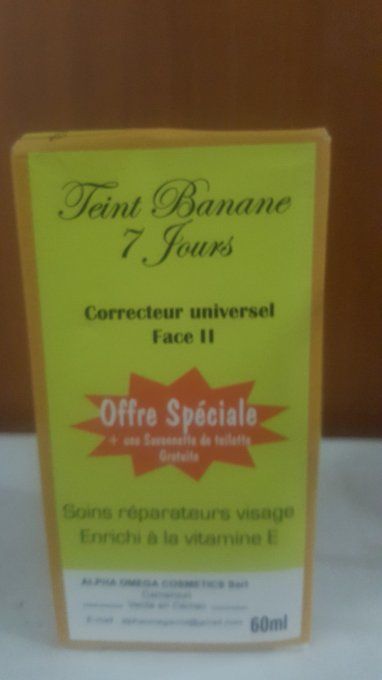 TEINT BANANE 7 JOURS CORRECTEUR UNIVERSEL anti tâches