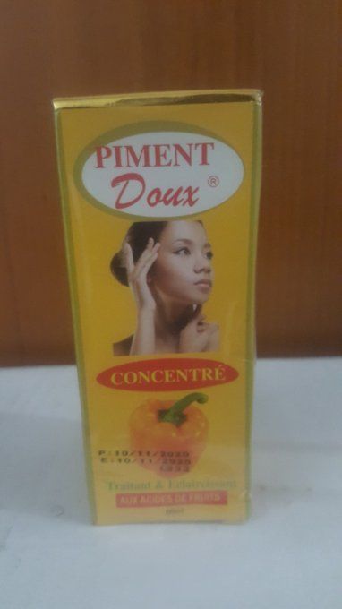 PIMENT DOUX concentré eclaircissant anti tâche