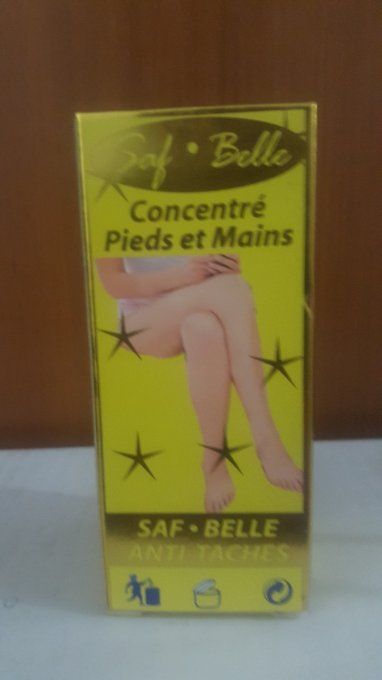 SAF BELLE concentré anti tâches pour pieds et mains.