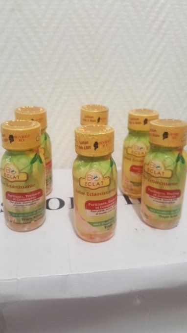 BIO ECLAT lotion eclaircissante gommante et purifîente