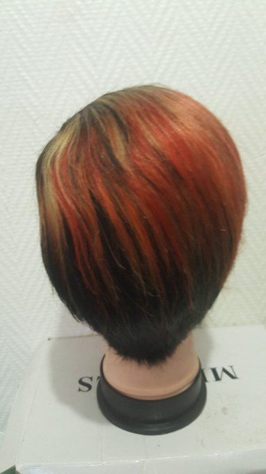 Mini perruque multicolor c9urye