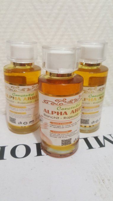 Alpha ARBUTIN concentré super eclaircissante anti tâche anti tâches