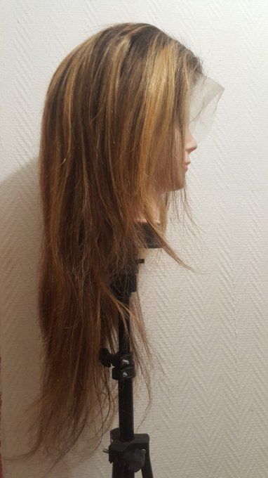 Perruque naturelle longeur 22 pouces 2 thon 