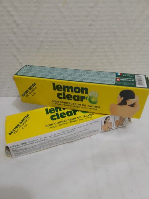 Lemon clear crème anti tâches 