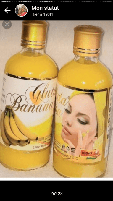 Glutha banana sérum